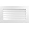 Ekena Millwork Vertical Surface Mount PVC Gable Vent: Functional, w/ 3-1/2"W x 1"P Standard Frame, 34"W x 20"H GVPVE34X2001SF - alternate 1
